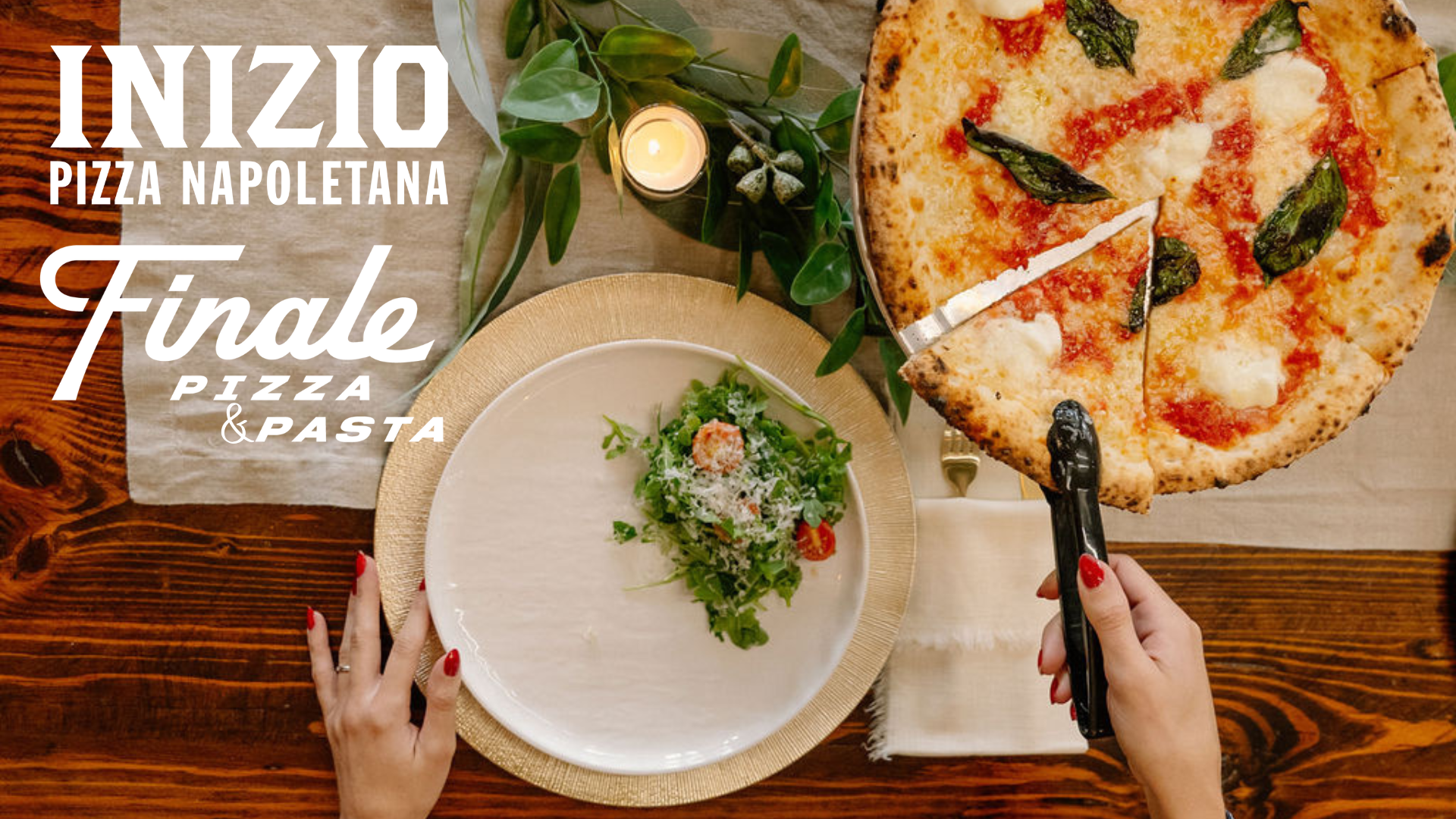 Inizio Pizza and Finale Pizza Wedding Catering